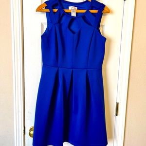 Sweet Storm bright blue dress. Size Large.